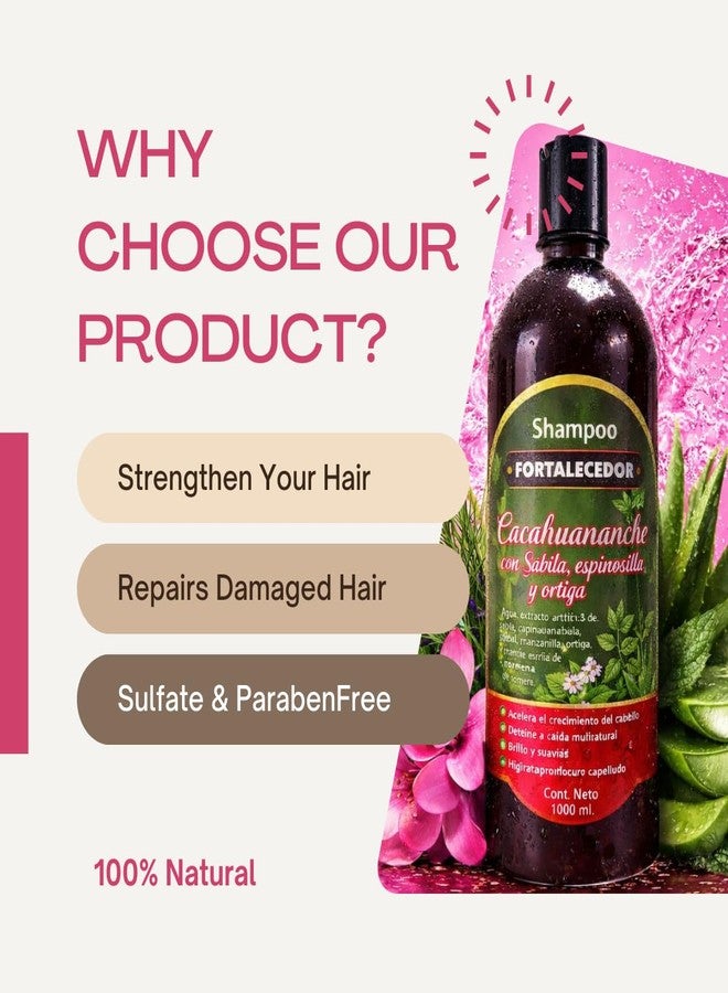 HERBALISTA شامبو هيرباليستا المقوي المضاد للتساقط مع الكاكاهوانانش، والصبار، والإسبينوسيلا، والقراص | يدعم مظهرًا أكثر كثافة ولمعانًا ونعومة للشعر - Image 5