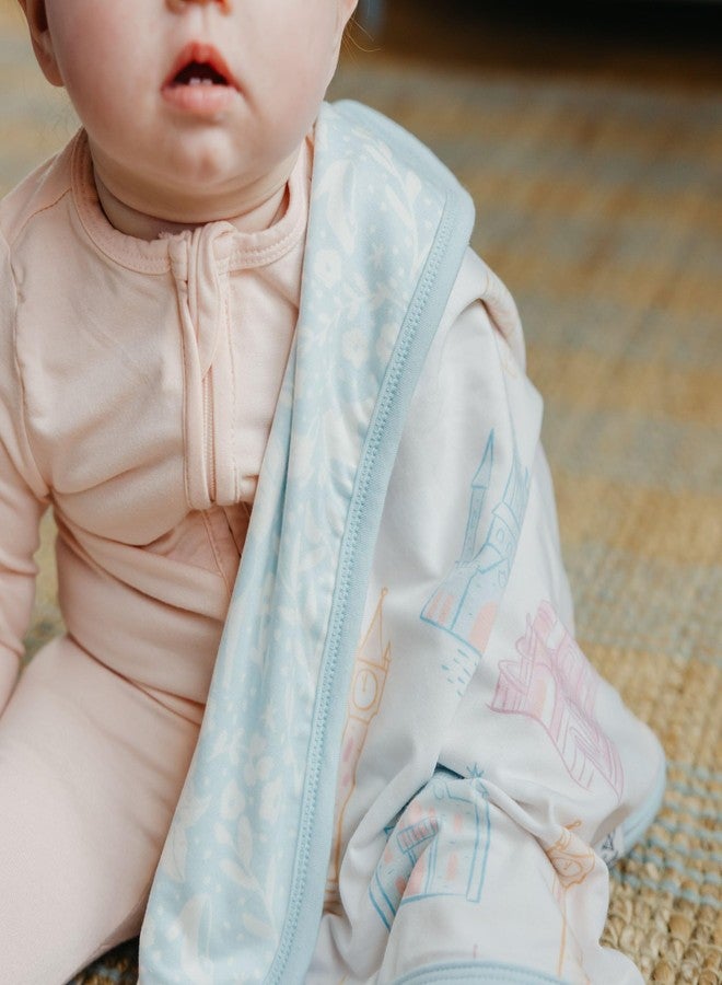 Copper Pearl 3-Layer Knit Security Blanket Set Sized 16" x 16" 2-Pack Princess Palaces - Image 5