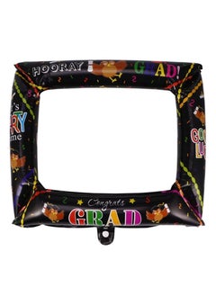 Brain Giggles BrainGiggles Photo Frame Graduation Foil Balloon - Black  - Image 1