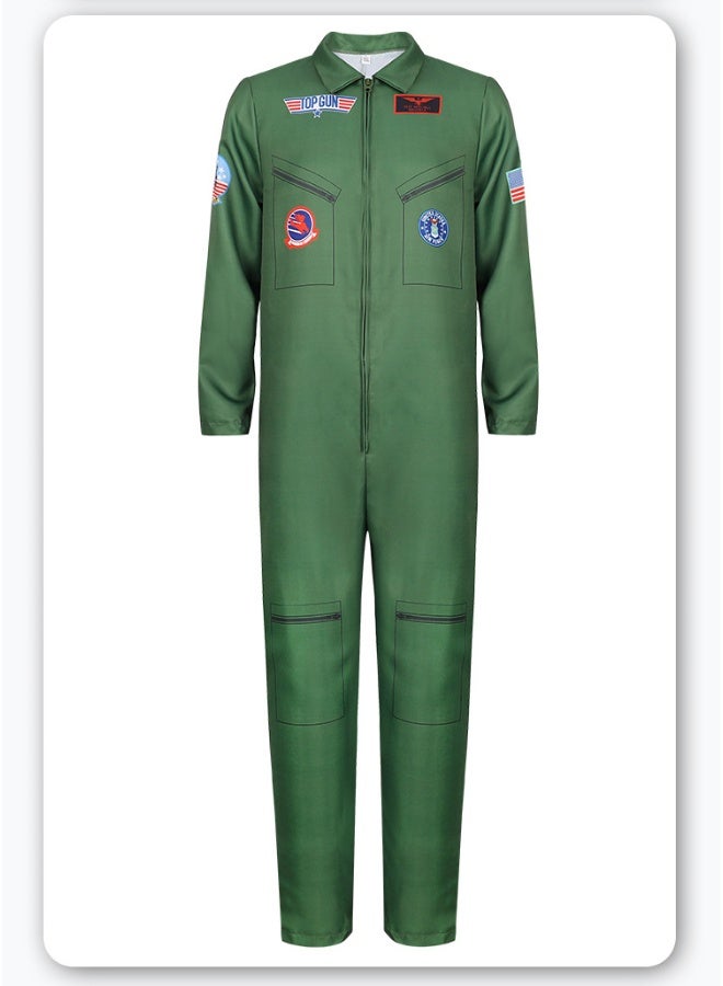 Halloween Pilot Uniform Bar Party Sports Event Group Performance Children's Stage Costumes - Image 4