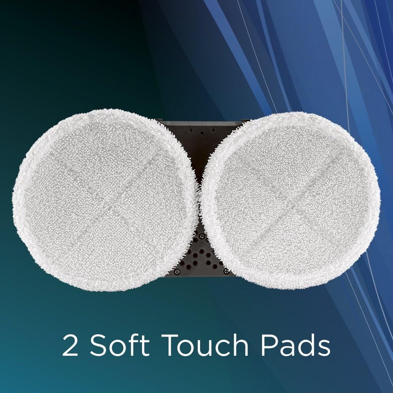 Bissell Bissell 2124 Spinwave Mop Pad Kit Replacement Pads White Pack of 2  - Image 2