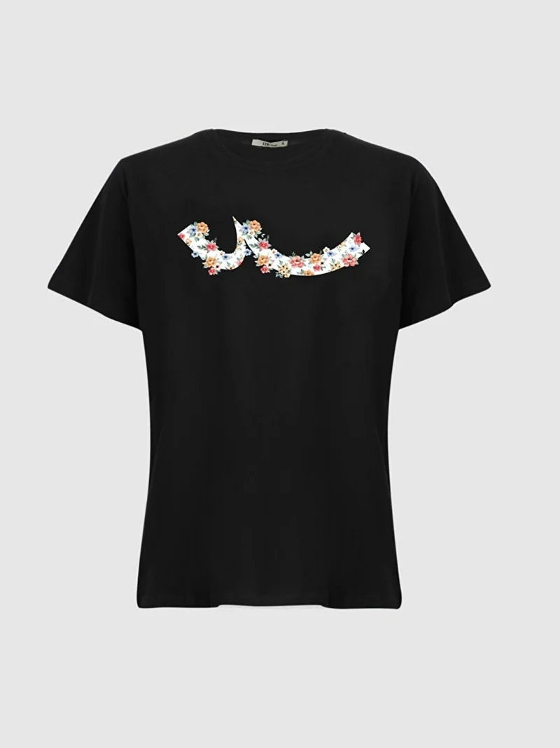 ال تي بي Black T-Shirt