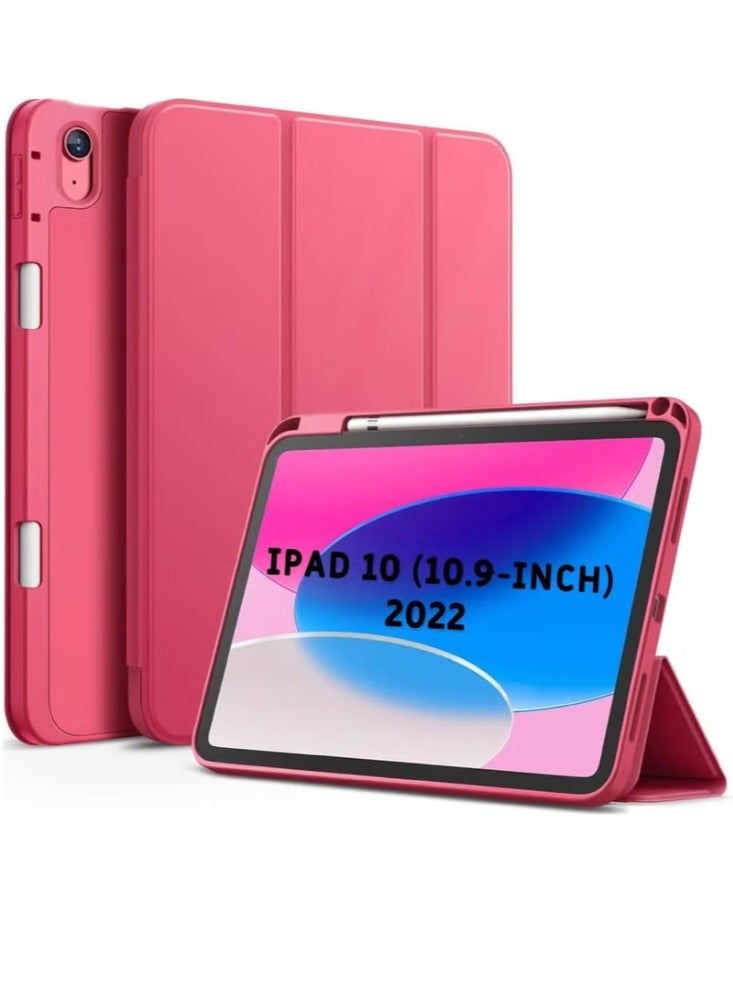 Dreamzon Case For iPad 10 (10.9-Inch, 2022 Model, 10th Generation) With Tempered Glass Screen Protector, Slim Tablet Cover With Soft TPU Back, Auto Wake/Sleep - Image 1