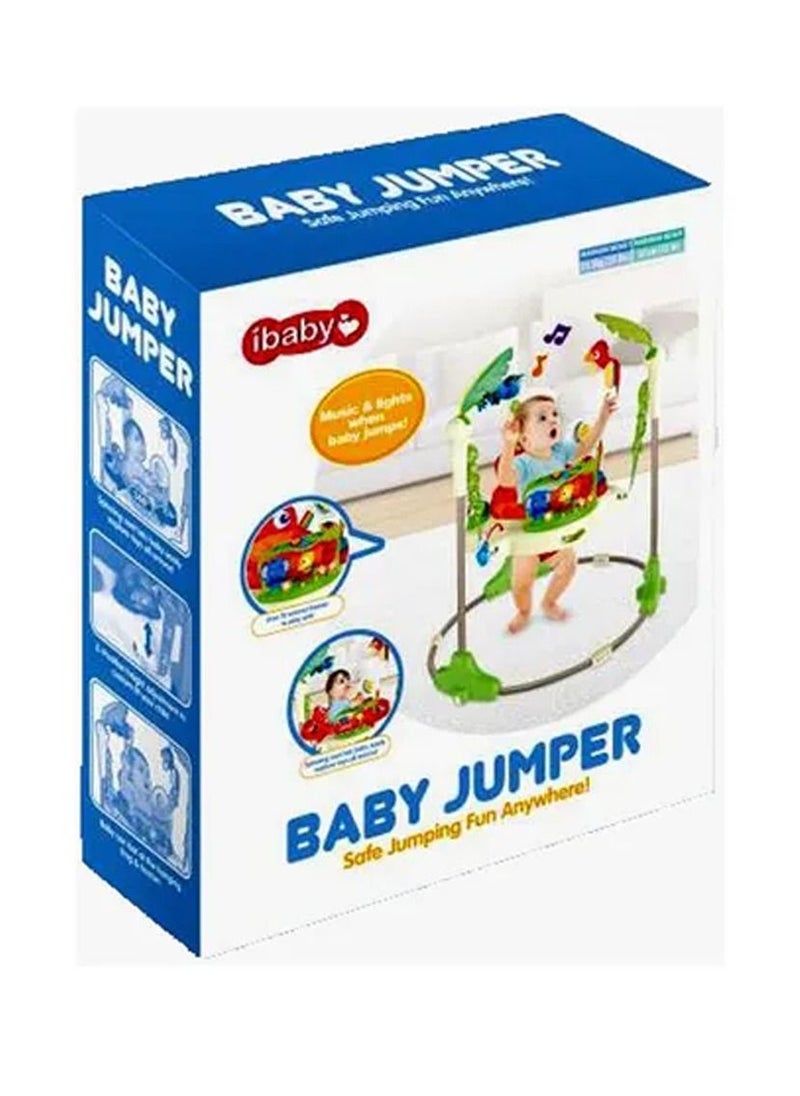 ibaby عربة أطفال بتصميم مضغوط مع مقعد نشاط وألعاب خشخيشة قابلة للإزالة  - Image 5