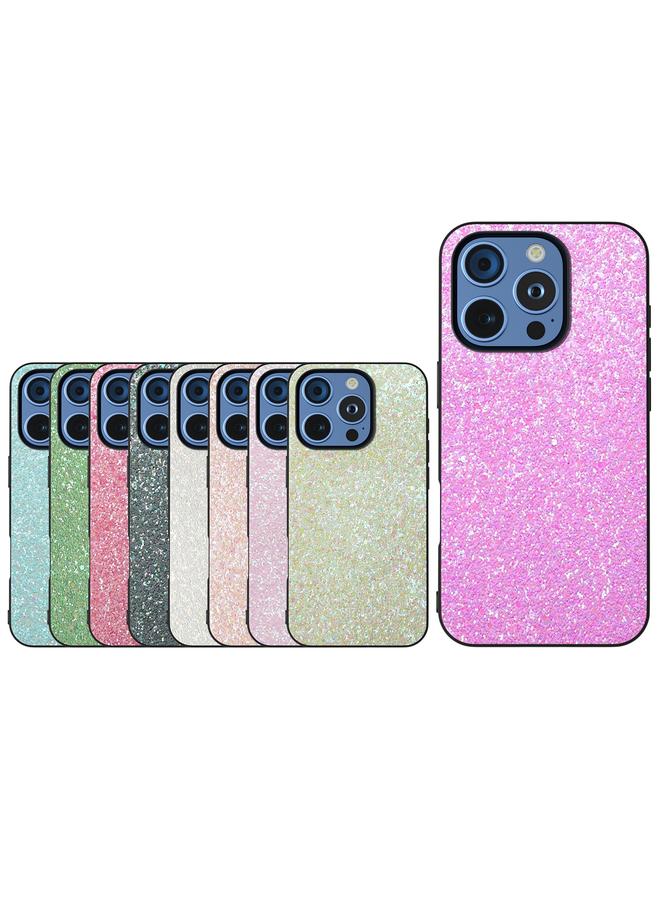 S-TOP Case For iPhone 16 Pro Black Frame Colorful Glitter Phone Case - Image 5