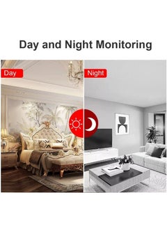 GREENEYE TECHNOLOGY GREENEYE CCTV Camera WIFI Wireless Home Security Camera CCTV Surveillance Camera36MmNtscSingle Camera Full HD 1080P Live Streaming Motion Detector Alarm Night Vision Single Antenna  - Image 3