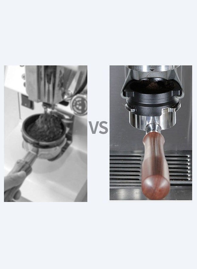 Hanayo Coffee Funnel Ring Stand 54mm Hands-Free Espresso Accessories Coffee Dosing Funnel for Barista(Black)  - Image 2
