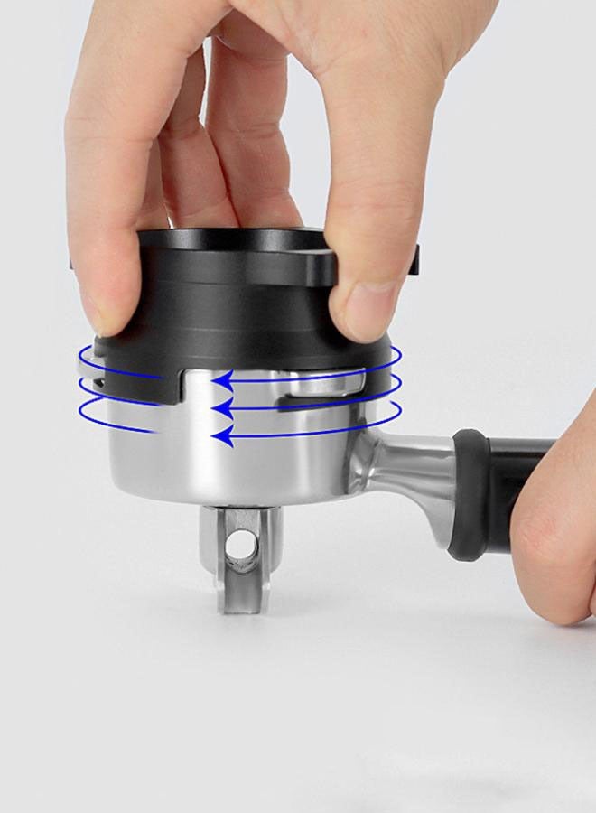 Hanayo Coffee Funnel Ring Stand 54mm Hands-Free Espresso Accessories Coffee Dosing Funnel for Barista(Black)  - Image 5