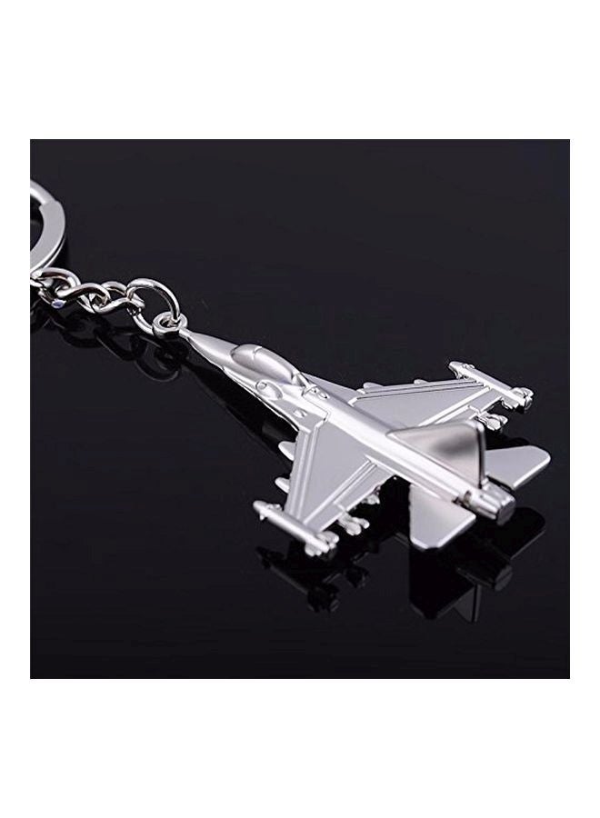 NIBEMINENT Aircraft Keychain Silver - Image 2