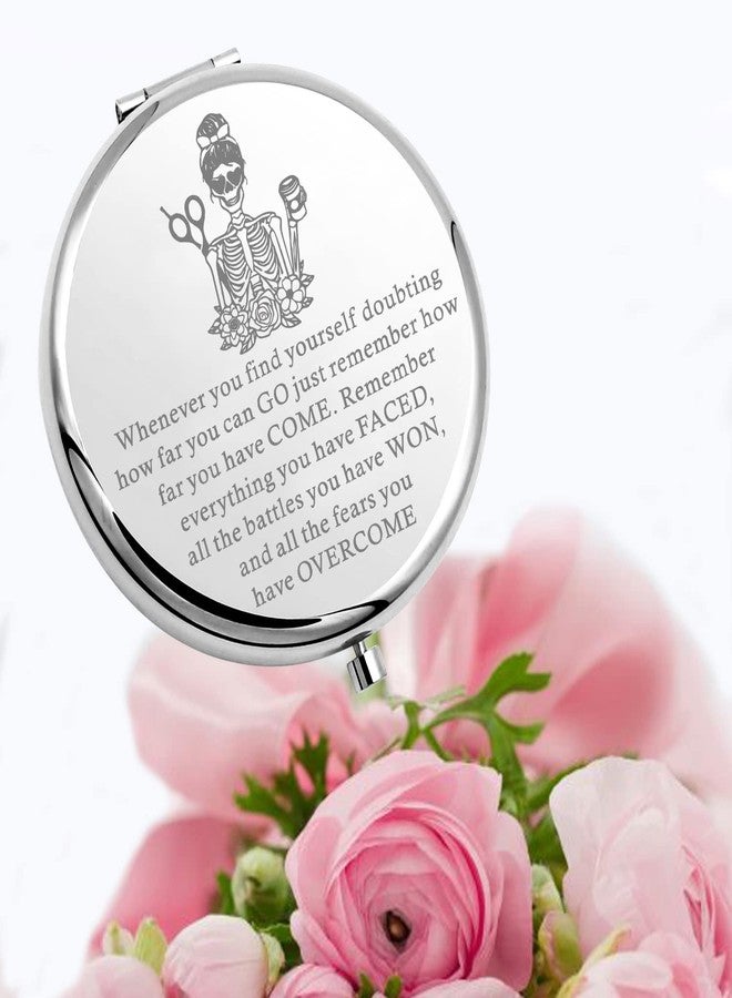 Lywjyb Birdgot Hairdressing Gift Hairdresser Compact Makeup Mirror Cosmetology Graduation Gifts for Women (Whenever Hair Mirr) - Image 5
