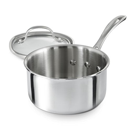 Calphalon Tri-Ply Stainless Steel 1-1/2-Quart Sauce Pan with Cover - Image 3