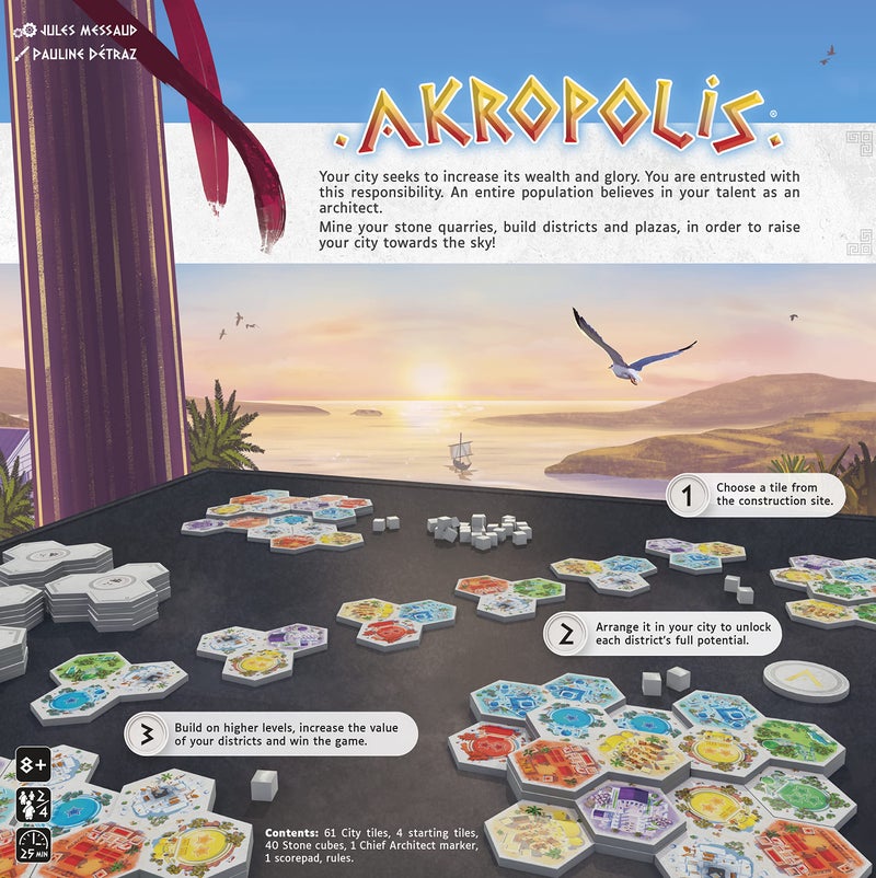 Gigamic Akropolis Strategy Game for Teens and Adults Ages 8 2 to 4 Players 30 Minutes - Image 2