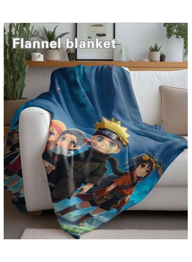 Baby and children's cartoon flannel thin blanket (warm and comfortable, suitable for sleep, games) 70cm*100cm - 644
