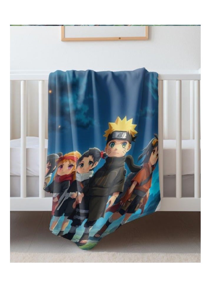 Baby and children's cartoon flannel thin blanket (warm and comfortable, suitable for sleep, games) 70cm*100cm - 644