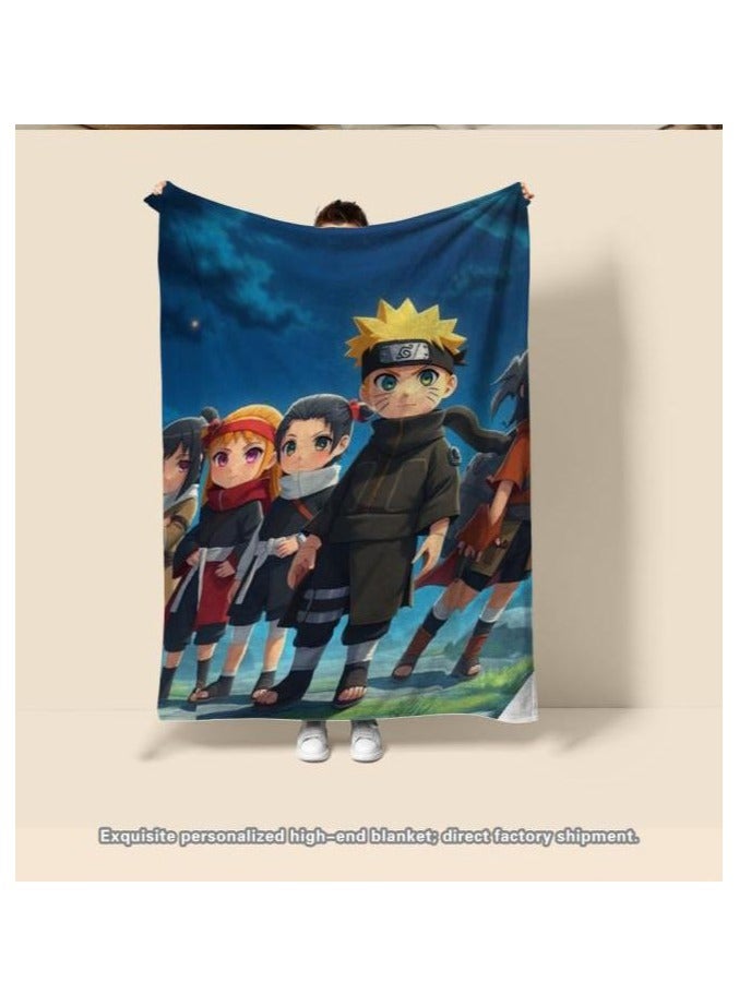 Baby and children's cartoon flannel thin blanket (warm and comfortable, suitable for sleep, games) 70cm*100cm - 644