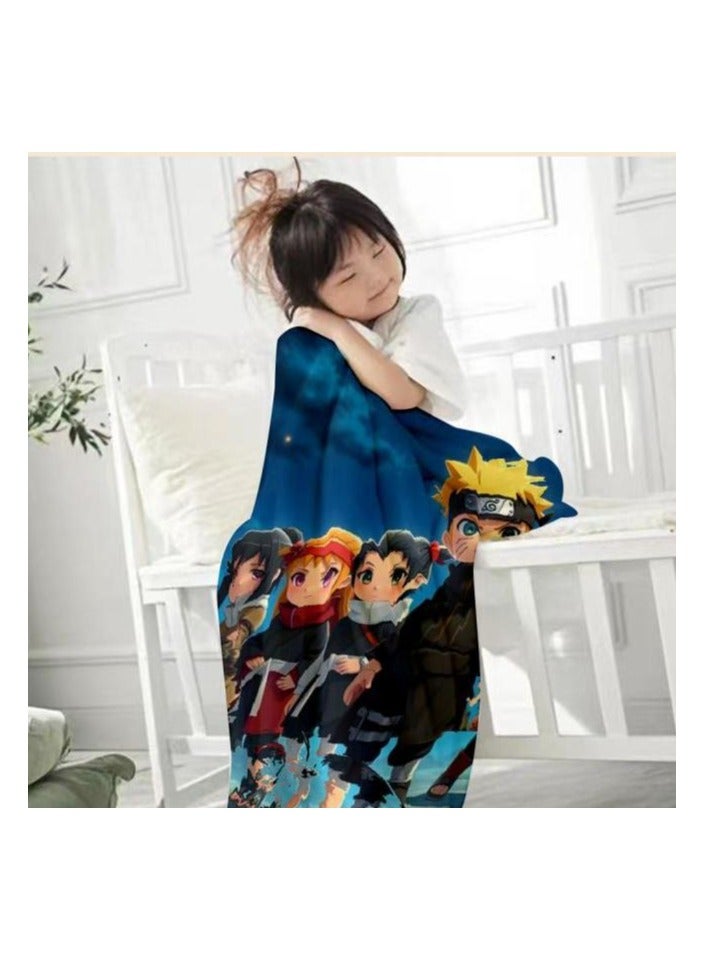 Baby and children's cartoon flannel thin blanket (warm and comfortable, suitable for sleep, games) 70cm*100cm - 644