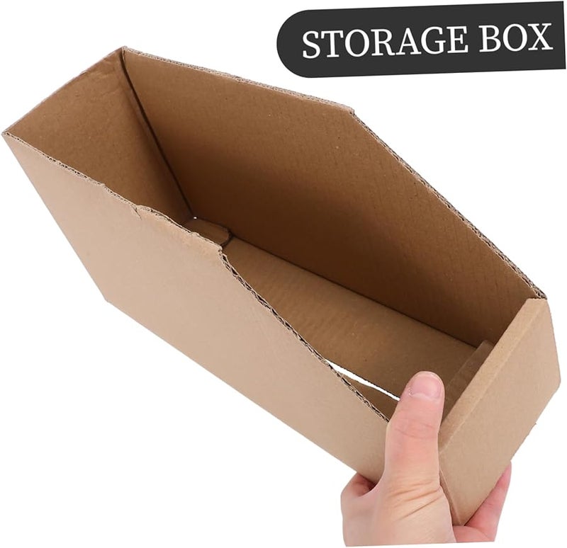 5 Pack Corrugated Cardboard Storage Boxes 12x10x8 Inches for Moving Home Office - Image 4