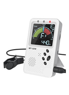 Rechargeable 3 In 1 Guitar Metronome Tuner for Guitar, Bass, Violin, Ukulele Chromatic Multifunction Tuner