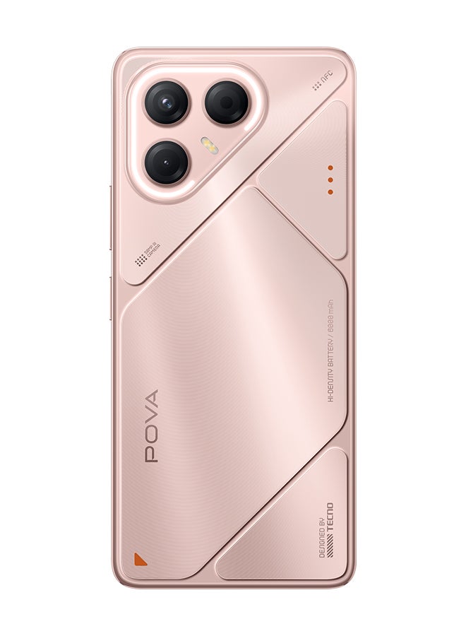 TECNO Pova 7 5G 8GB+256GB Stardust Pink + Free Gifts (Wireless Powerbank + Magnetic Case) - Middle East Version - Image 2