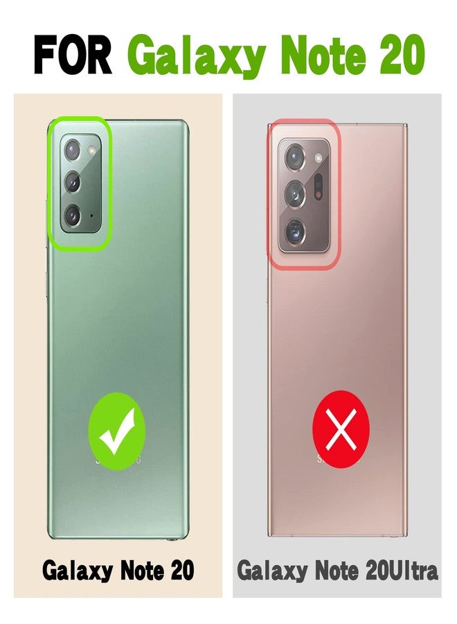 Easyscen for Galaxy Note 20 Case with Ring Stand Lanyard Strap, Cute Bling Shiny Glitter Girly Women Drop Protection Shockproof 2-Layer Protective Phone Cover for Samsung Note 20 5G - Rose Gold - Image 2