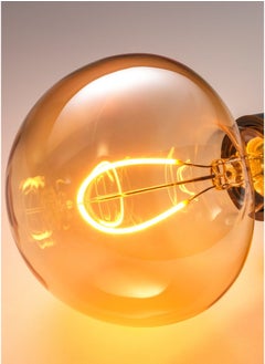Generic LED Bulb E27 150 Lumen Mushroom Brown Clear Glass 120 mm  - Image 2