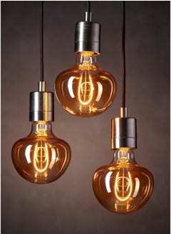 Generic LED Bulb E27 150 Lumen Mushroom Brown Clear Glass 120 mm  - Image 5