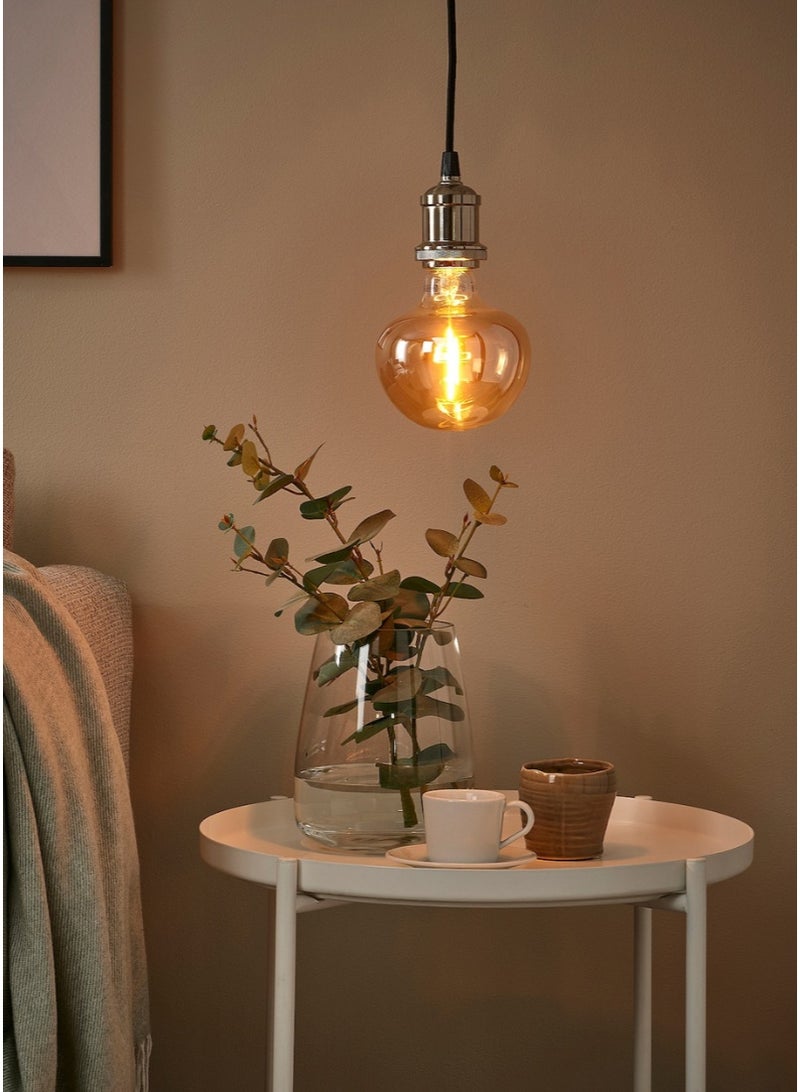 LED Bulb E27 150 Lumen Mushroom Brown Clear Glass 120 mm  - Image 3