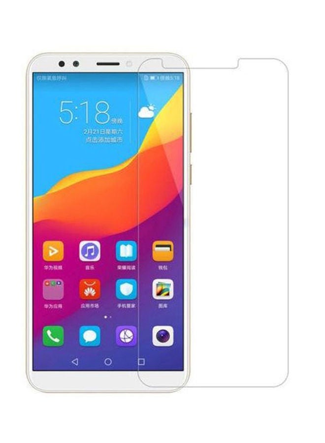 Loquat Pack Of 2 Tempered Glass Screen Protector For Huawei Y7 Prime (2018) Clear