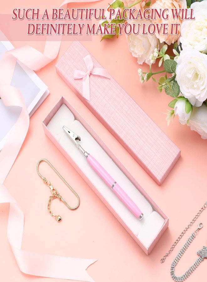 Yexiya Bracelet Helper Tool Bracelet Tool Jewelry Helper Hand Bracelet Assistance Tool Gifts for Women Fastening and Hooking Equipment for Watch Clasps in Gift Box 6.9 Inch (Pink) - Image 2