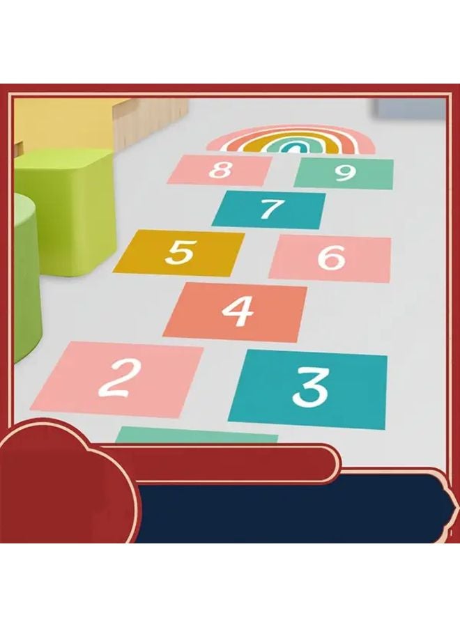 Colorful Number Floor Stickers For Jumping Games Adhesive Educational Playroom Decor - Image 5