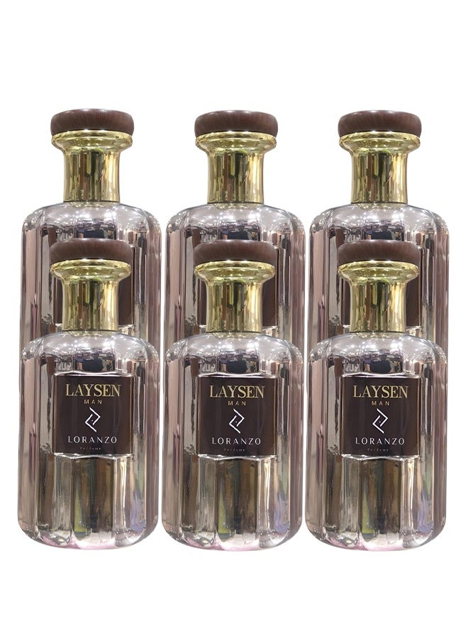 LoRan 6 Pieces Laysen Man Perfume For Men 100ml EDP - Image 1