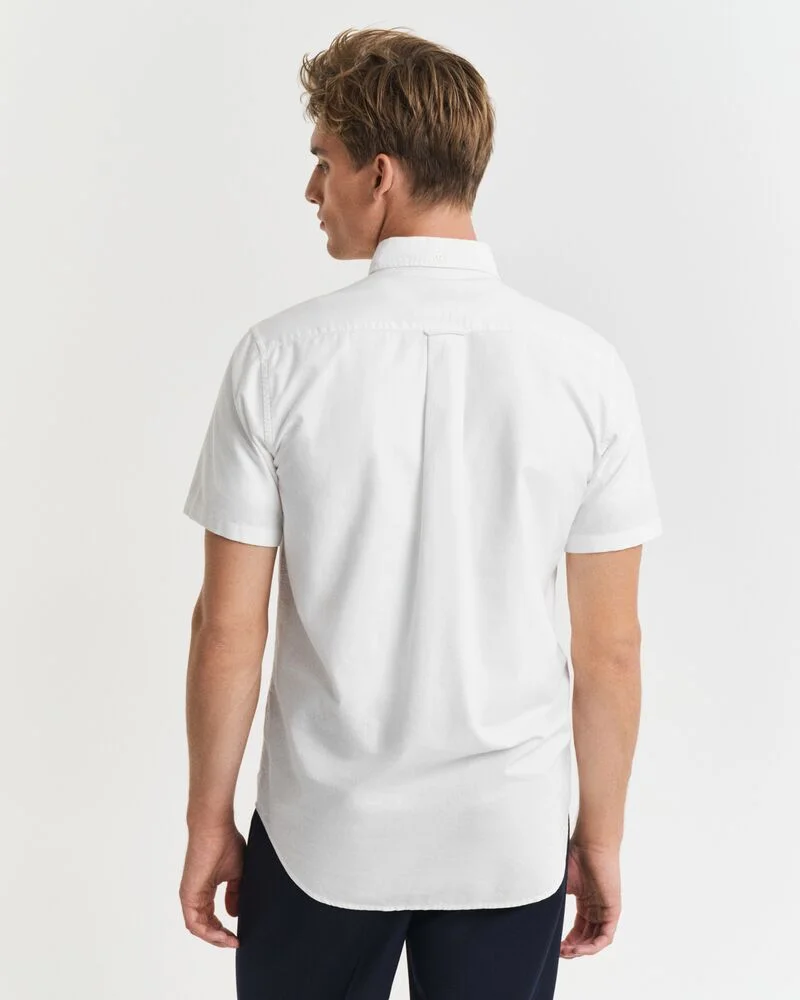 GANT  Regular Fit  Classic  Oxford Short Sleeve Shirt for Men | Best Price UAE