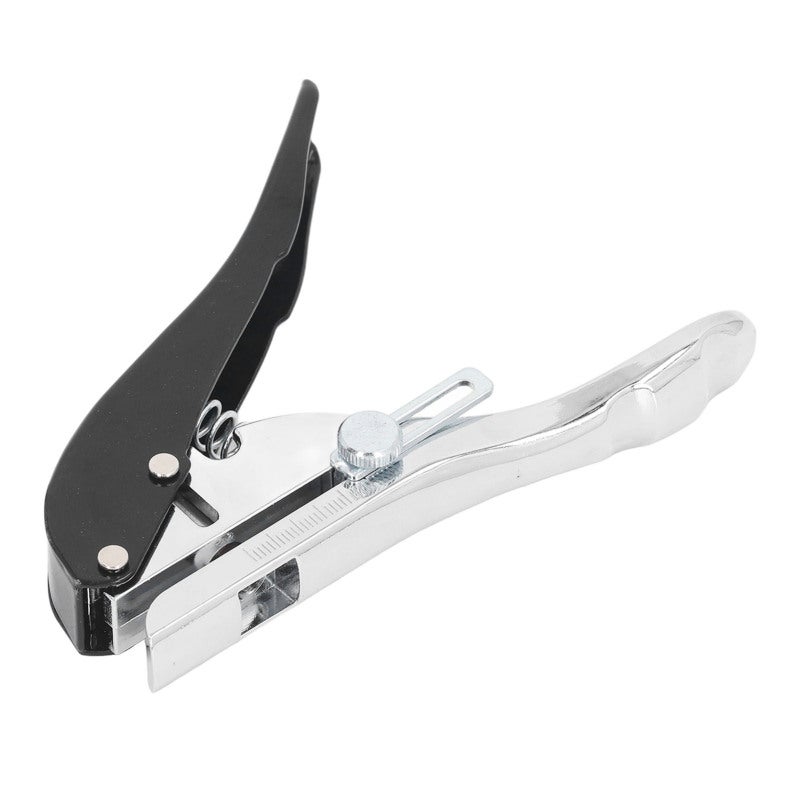 Handheld Pliers 8mm Punch Size Premium Aluminum Zinc Alloy Construction - Clear Accurate Scale Drill Bits for Card PVC Thin Wood Hole Punching, Portable Comfortable Handle for Handheld Operation - Image 5