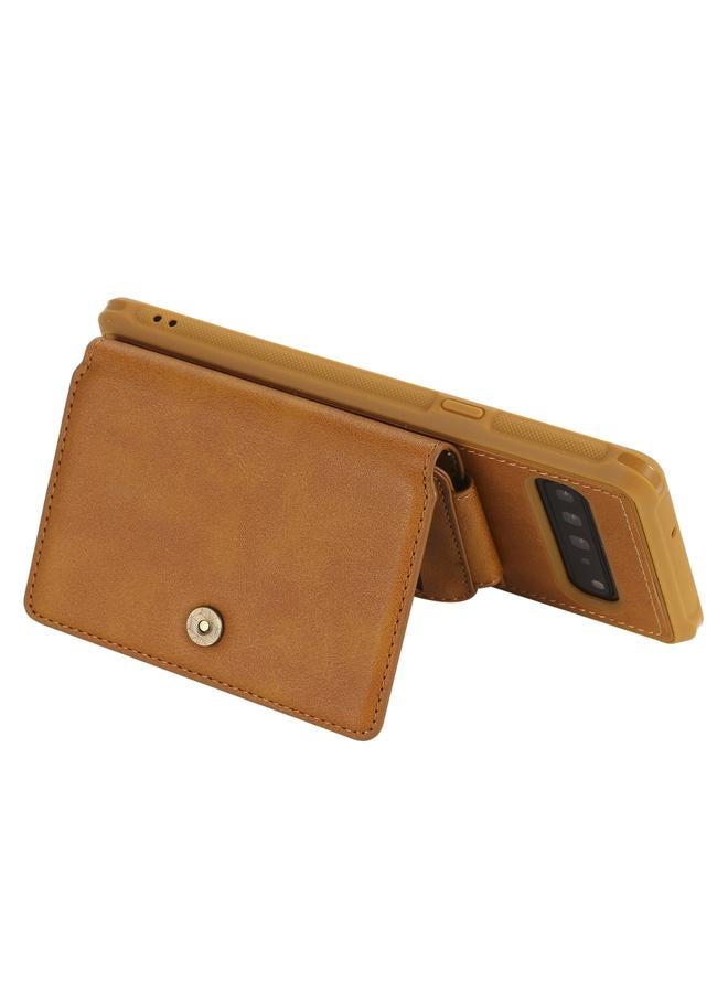 The Bros Case For Galaxy S10 5G Zipper Shockproof Protective Case with Card Slots & Bracket & Photo Holder & Wallet Function  - Image 4