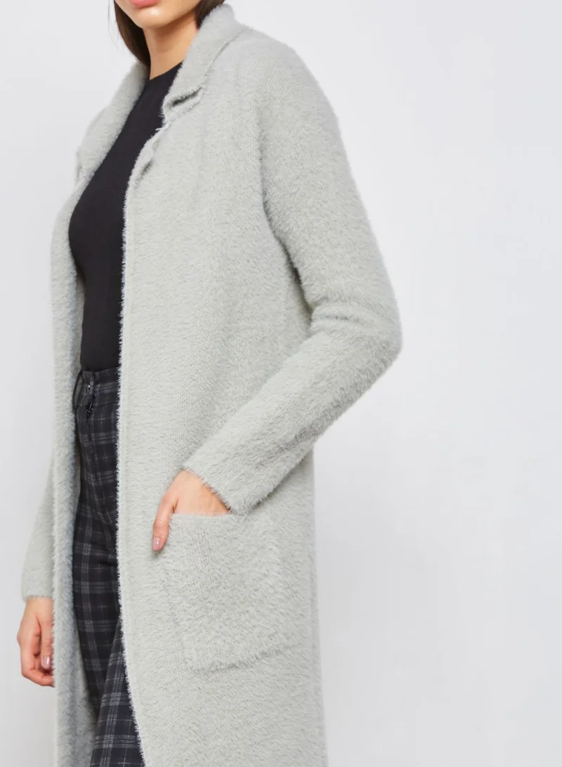 ELLA Fuzzy Pocket Coatigan