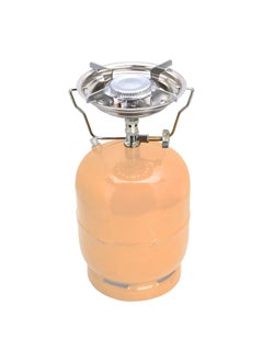 DPT Small gas stove for trips, Foldable Small Camping stove, Silver, burner medium  - Image 2