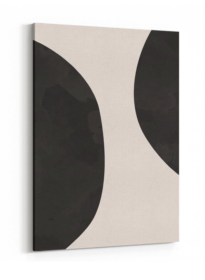 LOWHA Canvas Wall Art Stretched Over Wooden Frame with Boho Abstract Painting - Image 4