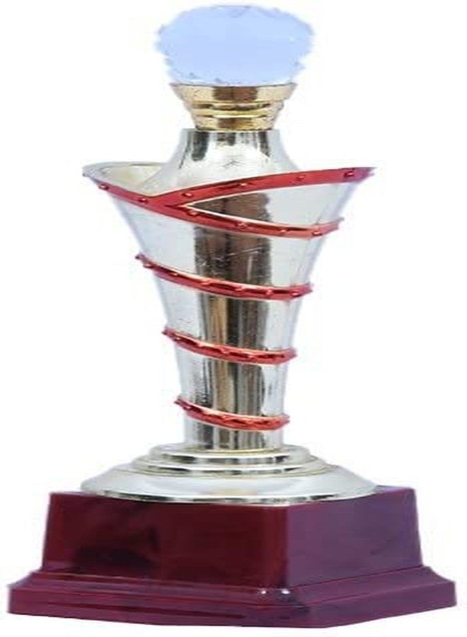 Sigaram Crystal Globe Trophies Shield for Winners Party Celebrations Ceremony Appreciation Gift for Winners Gold/Brown Cup Trophy Award for School Sport Academy for Teachers and Students - Image 1