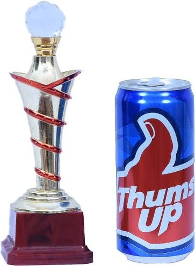 Sigaram Crystal Globe Trophies Shield for Winners Party Celebrations Ceremony Appreciation Gift for Winners Gold/Brown Cup Trophy Award for School Sport Academy for Teachers and Students - Image 3
