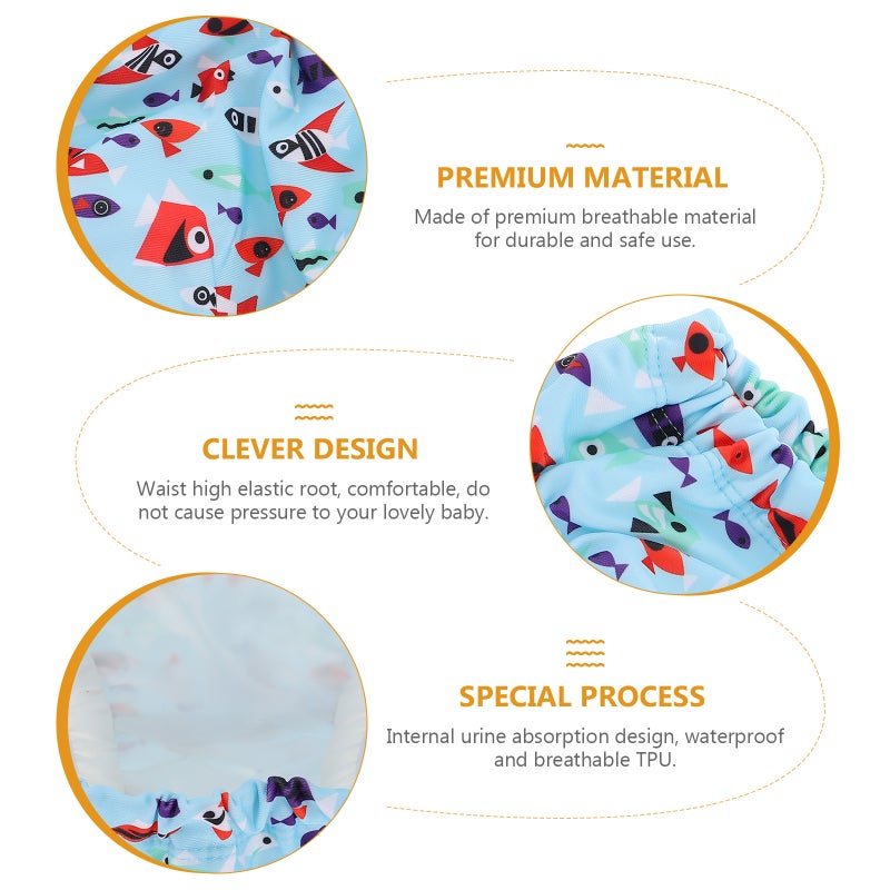 Adjustable Design Reusable Swim Diaper Chinlon Material For Bathing 1Pack - Image 4