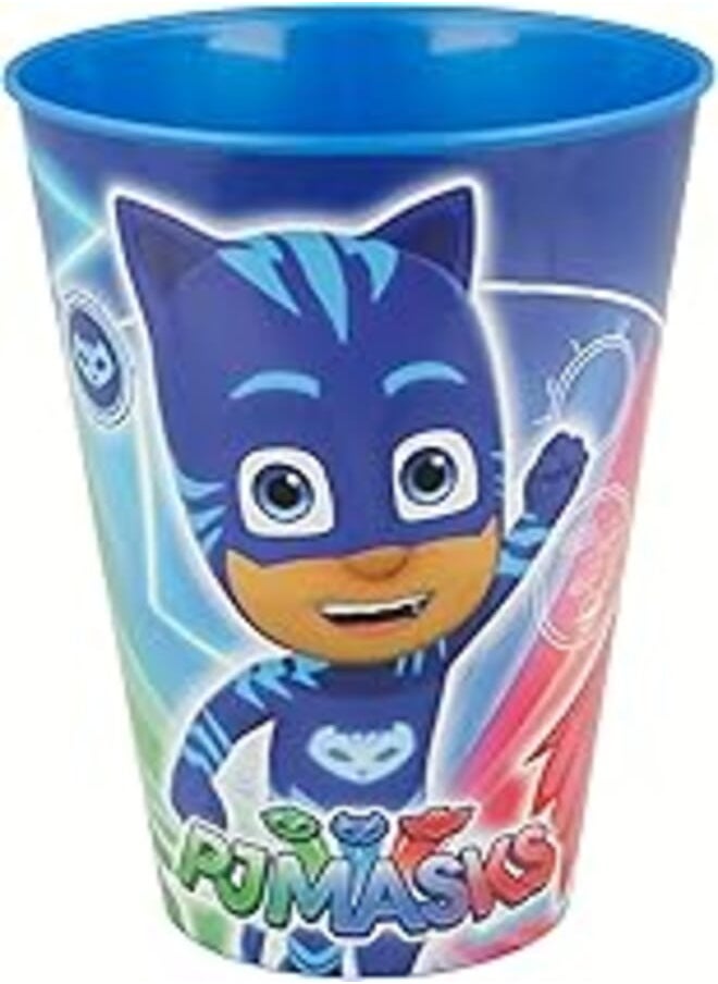 S&B BBS PJ Masks Glass, Plastic and Polypropylene European 8.5x8.5x11.5 cm blue and red 