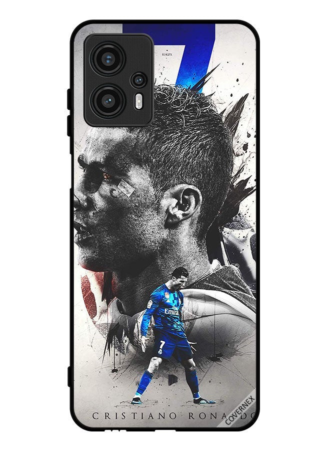 Covernex Protective Case Cover For Motorola Moto G13 Cristiano Ronaldo Wallpaper - Image 1