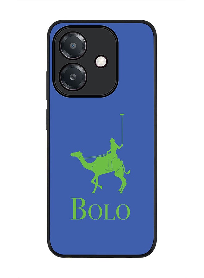 Stylizedd For Oppo A3x 4G / A3 4G Case,Slim fit Camera Protection, Shockproof Thin Phone cover - BOLO Blue - Image 1