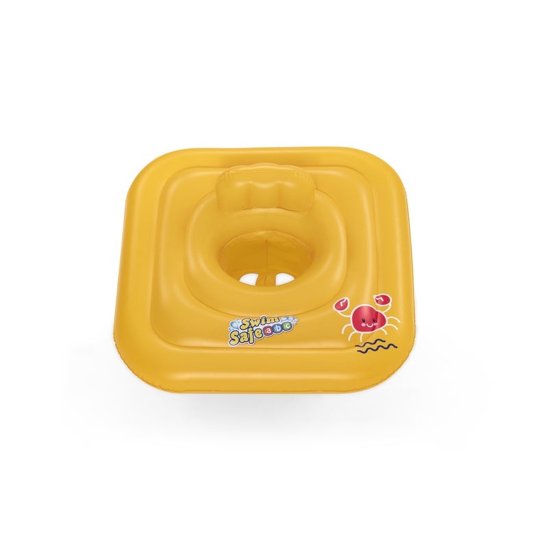 Bestway - Swim Safe ABC WonderSplash Square 3-Ring Inflatable Baby Boat - 32050 - Image 2