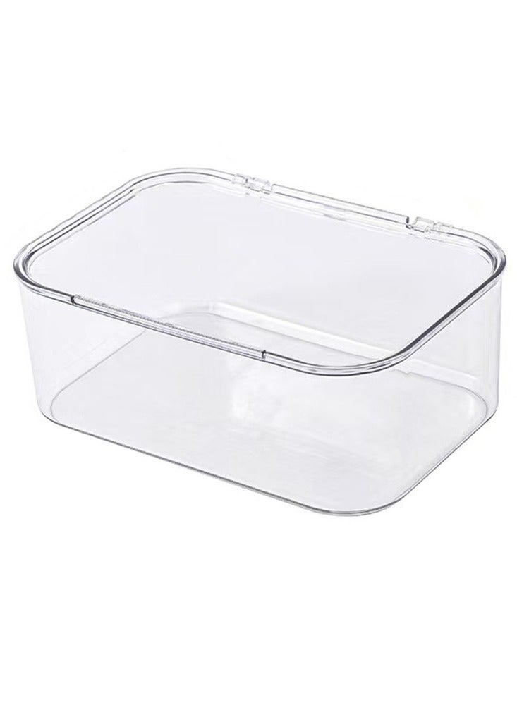 Stackable Desktop File Storage Box A4 Document Organizer Box With Lid Cabinet Desk Paper Holder Stationery Storage Container - Image 2