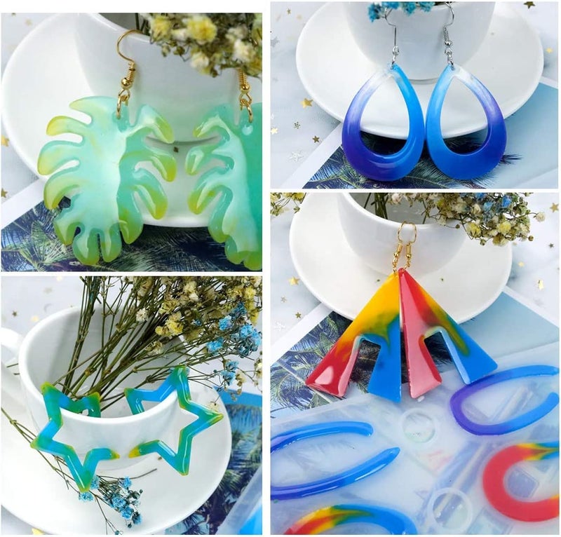 Artool ARTOOL Silicone Multishape Resin Art Mold Creative DIY Jewellery Keychains Pendant Making Kit Epoxy Resin Art Mould (D50) - Image 4