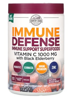 COUNTRY FARMS Immune Defense Natural Mixed Berry  11.3 oz (320 g) 