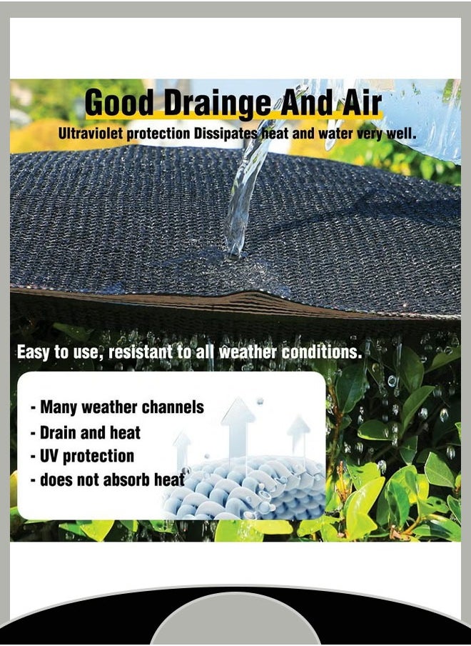 Generic - Sunshade Sail, Sunshade Net, Thickened And Encrypted Sunscreen Net, Sunscreen And Heat Insulation Black Net Suitable For Courtyard And Outdoor, Sunshade And Sunscreen Cloth Of Various Sizes - Image 1