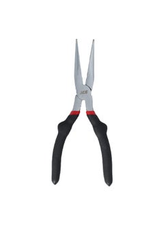 ACE Vinyl Grip Handle Long Nose Plier Silver and Black 15 cm 81-387  - Image 1