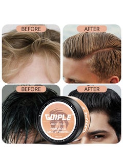 Goiple Hair Styling Clay for Men Firm Hold - Matte Finish Hair Clay Hair Paste Water Based Matte Texture Pomade Mens Hair Products - Hair Paste Clay Pomade Ideal for All Men's Hair Types 3.5oz (2PCS)  - Image 5